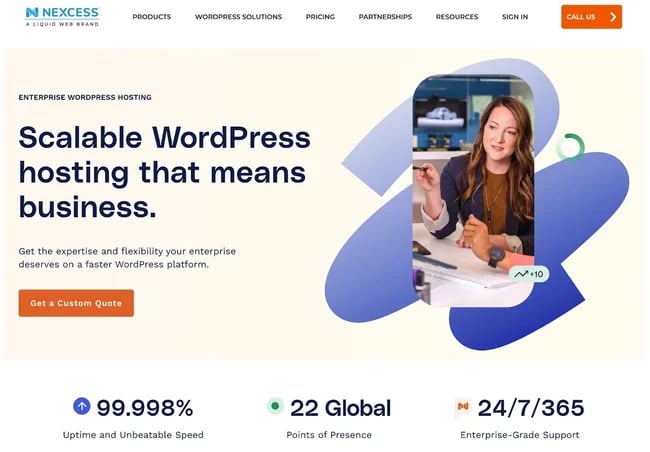 wordpress enterprise hosting: nexcess