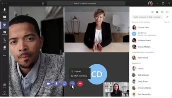 Microsoft Teams Online Meeting Software