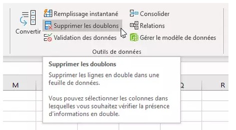 doublon excel etape 7