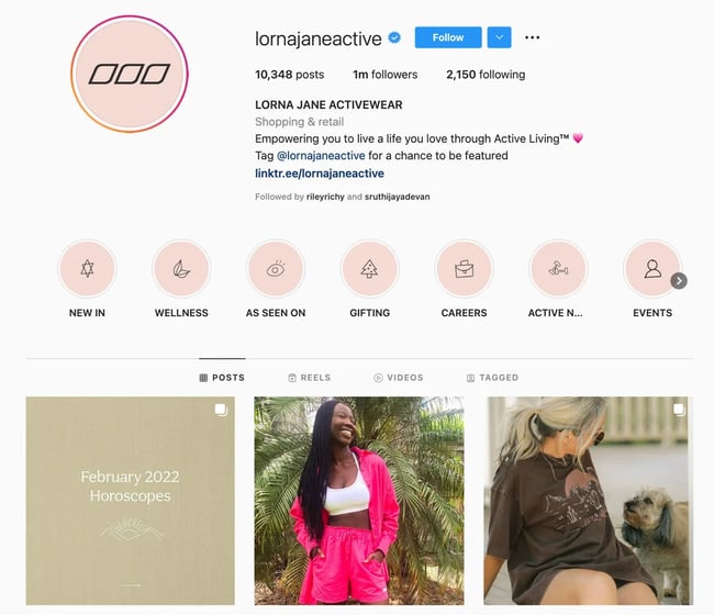 Best Brands On Instagram: Lorna Jane