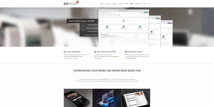 demo for the multipurpose wordpress theme enfold