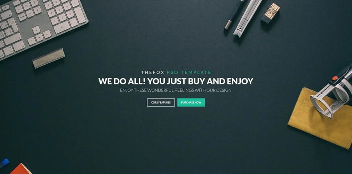 demo for the multipurpose wordpress theme TheFox