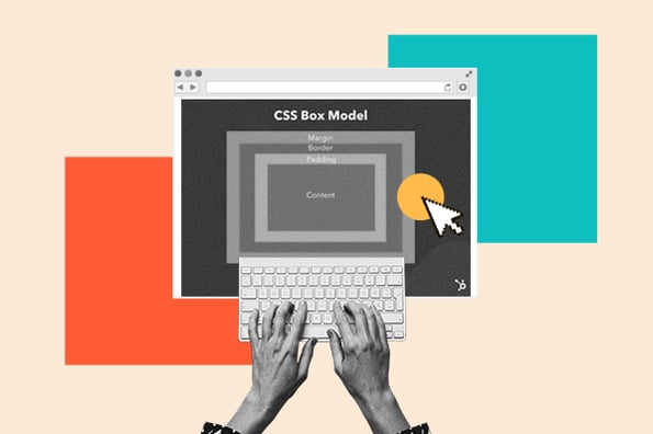 person using css box model