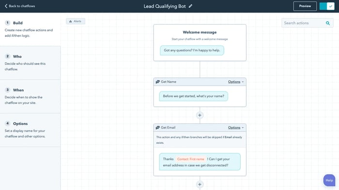 answering complex problems through chatbots