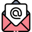 web accessible email icon example