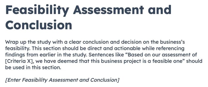 Feasibility study types