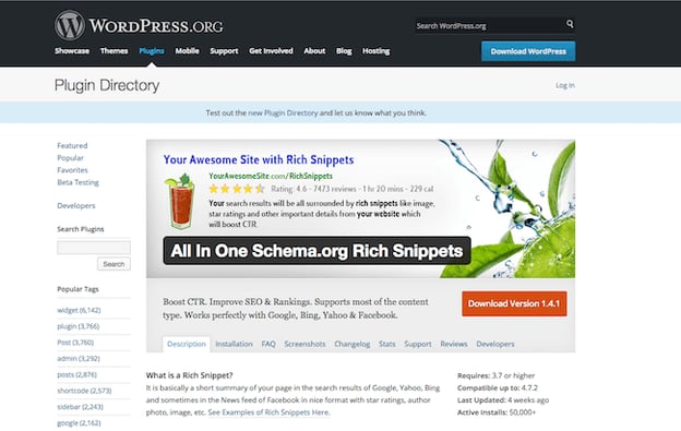 All In One Schema.org Rich Snippets