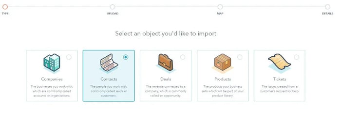 importing contacts into hubspot crm