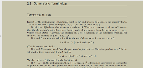 Accessible color combination of sepia background and gray font for users with dyslexia and contrast sensitivity