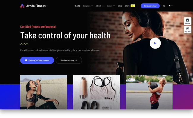 Avada Fitness WordPress themes