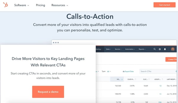 hubspot calls to action cta tool 