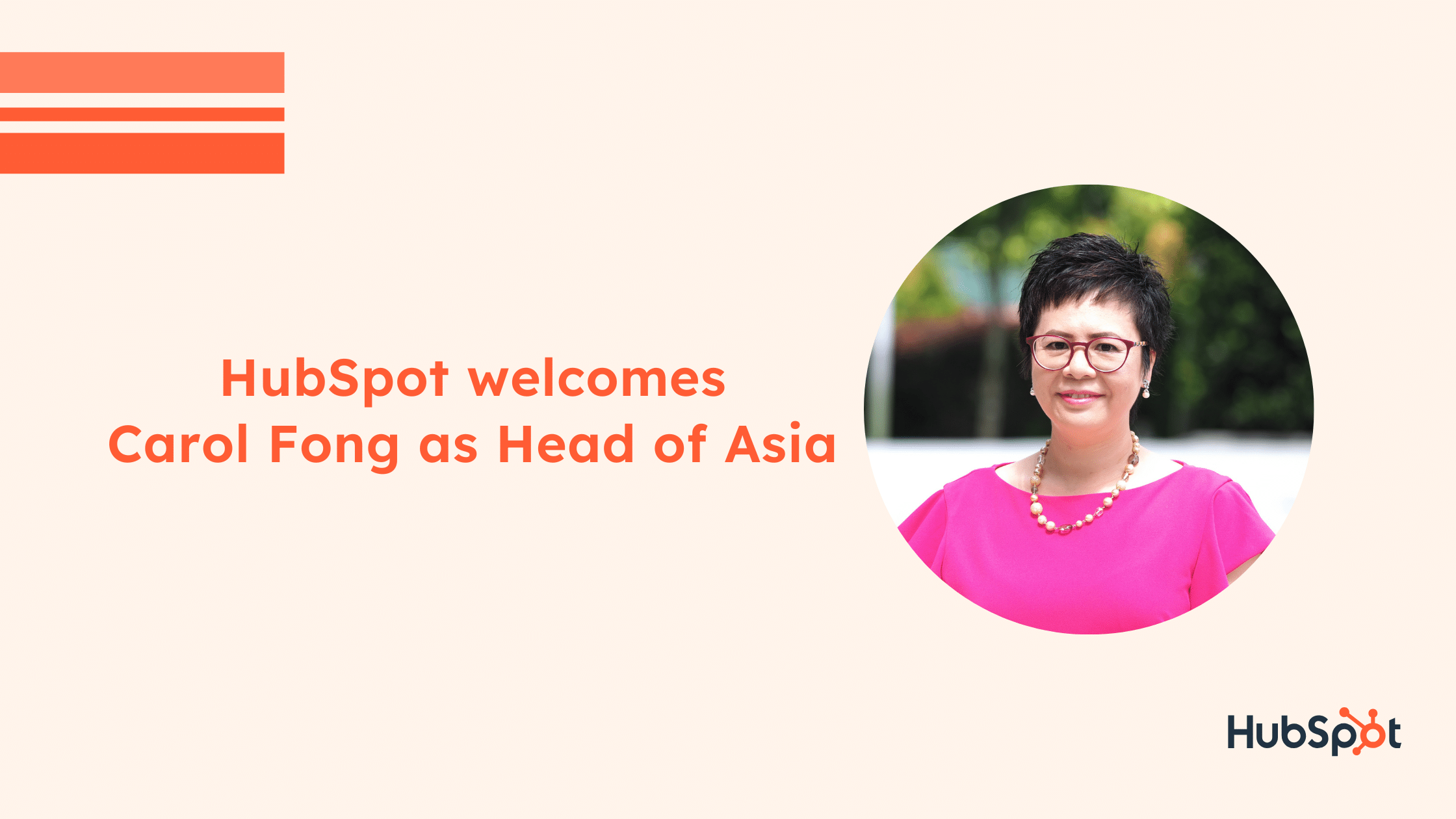 Carol Fong - Head of Asia - Announcement Image