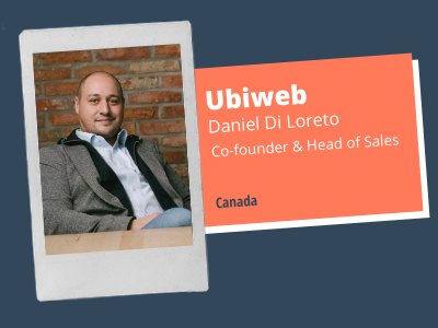 Ubiweb, Daniel Di Loreto, Co-founder & Head of Sales, Canada