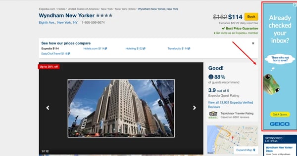 Expedia Display Ad 