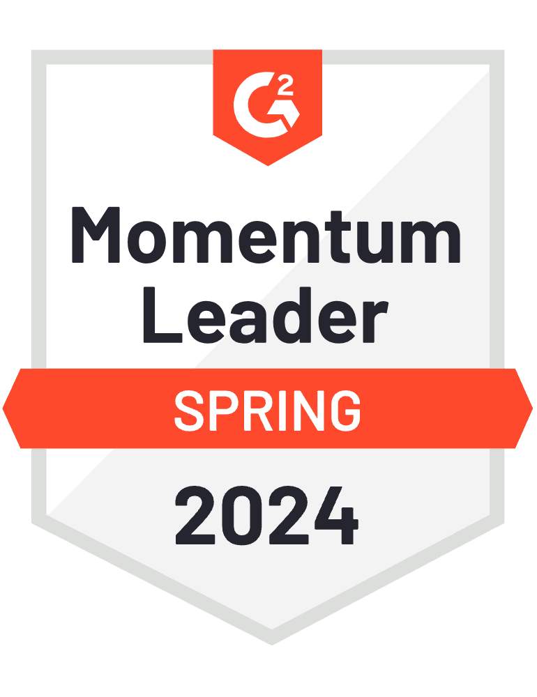 G2バッジ：Momentum Leader, 2024
