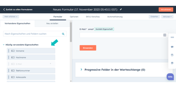 formular-erstellen-hubspot-drag-and-drop