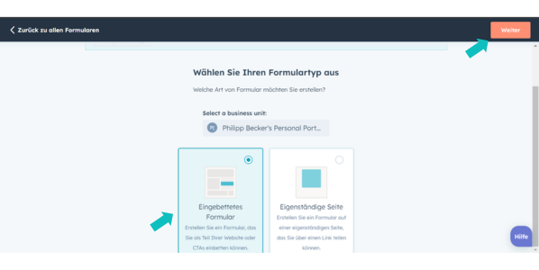 formular-erstellen-hubspot-formulartyp-waehlen