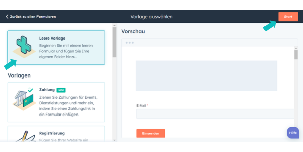 formular-erstellen-hubspot-vorlage-waehlen