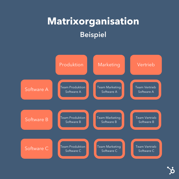 Matrixorganisation-Beispiel