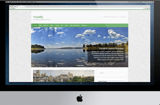 WordPress-Template Travelify