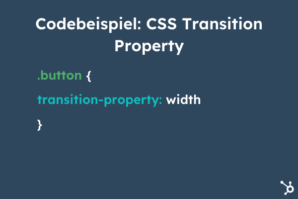CSS Transition Property Codebeispiel