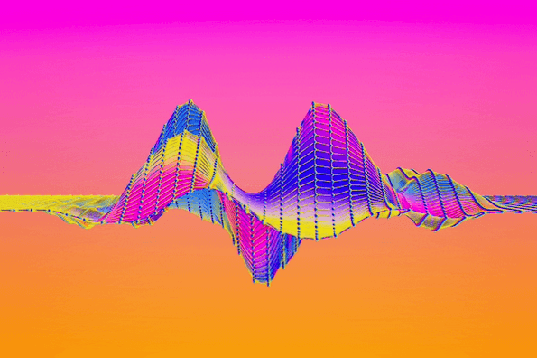 KI-Musik wird durch Graphik bildlich dargestellt