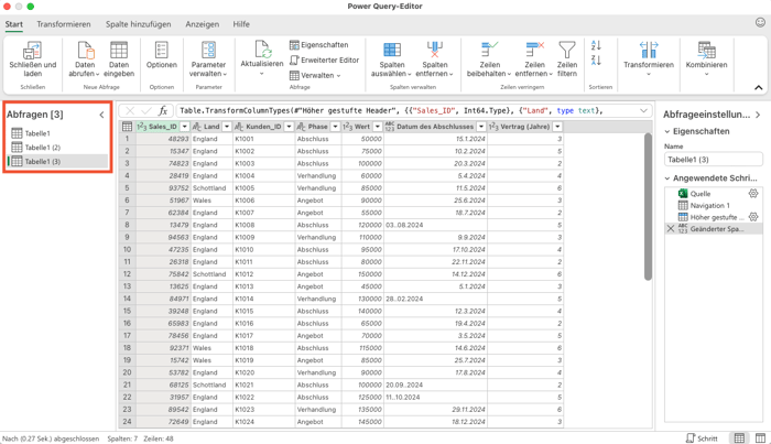 Power Query Beispiel