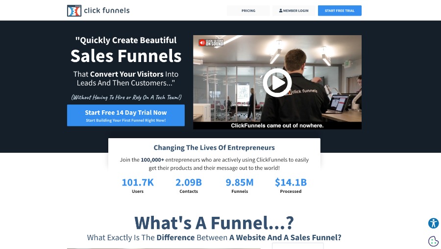 Website Builder Clickfunnels