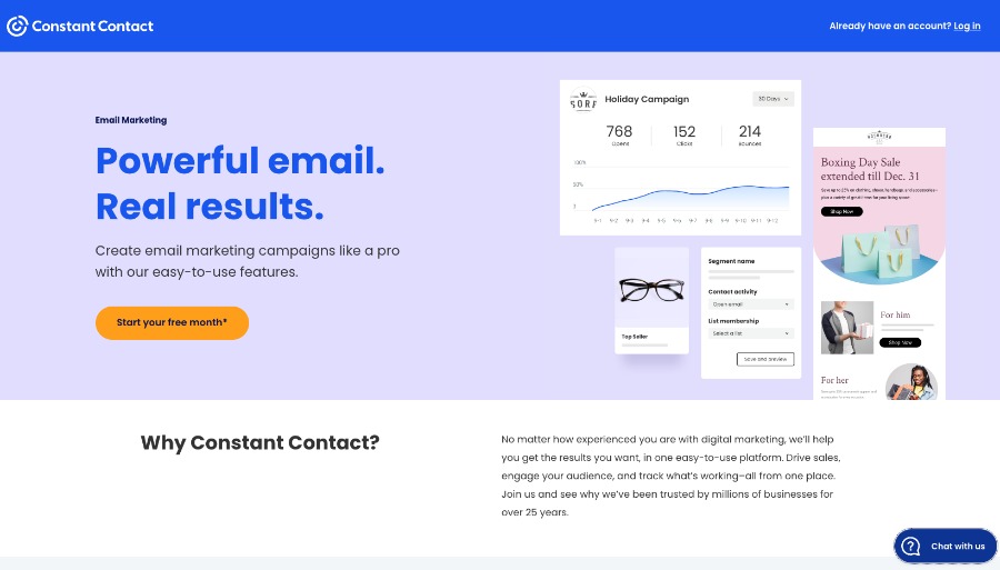 Website Builder Constant Contact