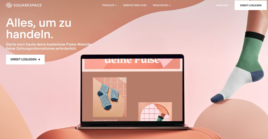 Website Builder Squarespace