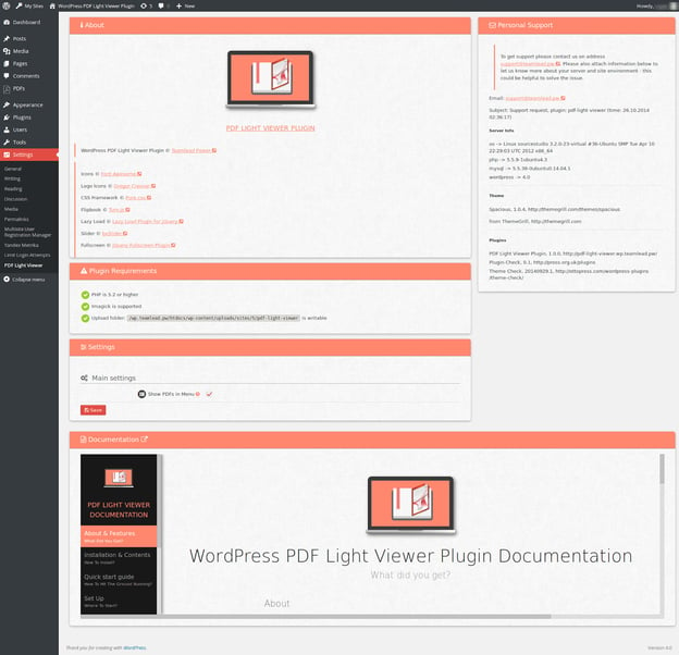 wordpress pdf light viewer plugin download