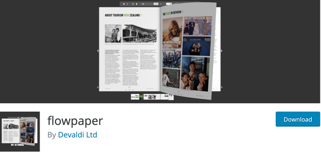 Flowpaper WordPress PDF Plugin Download