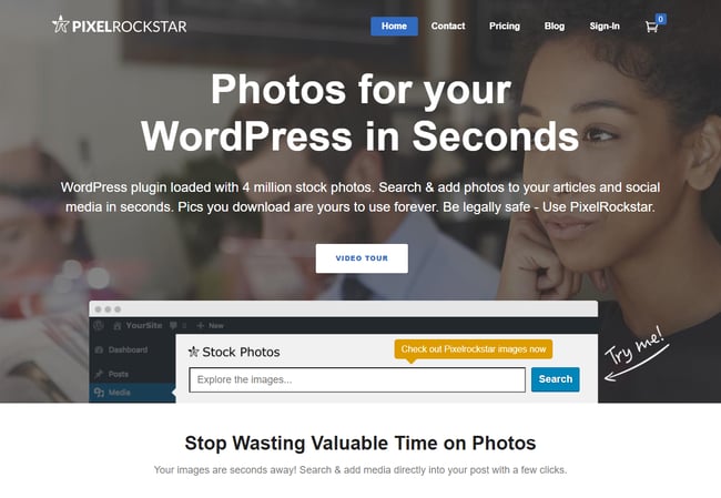 best wordpress plugins to find images: PixelRockstar