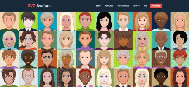 download page for the avatar wordpress plugin s.v.g. avatars generator