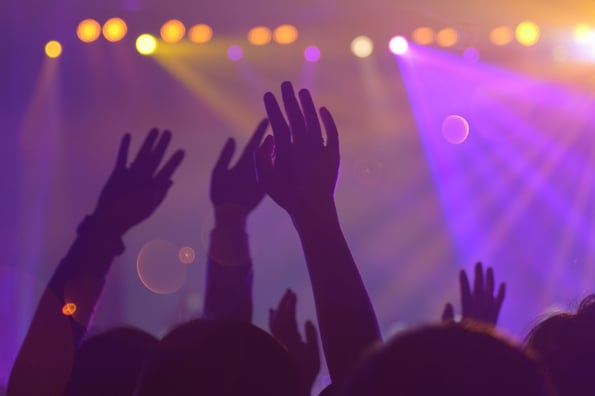 people dancing at a nighclub