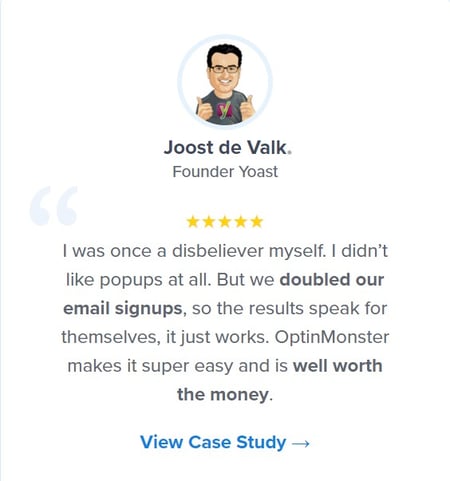 an example of a five-star customer review