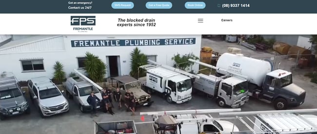 Fremantle plumbing website