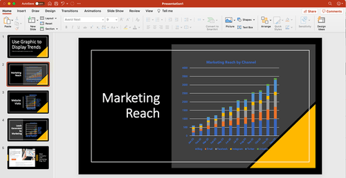 How to Create Your Own Marketing Metrics Report Step 5: Customize the graphs and charts to fit your company's brand