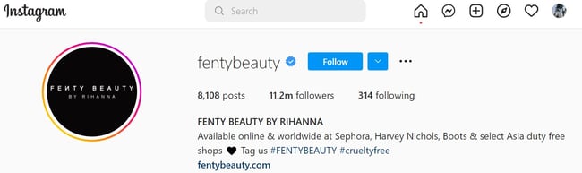 Social Media Etiquette: Fenty beauty 