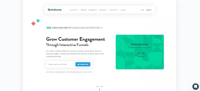 Best Interactive Content Tools: Involve.me