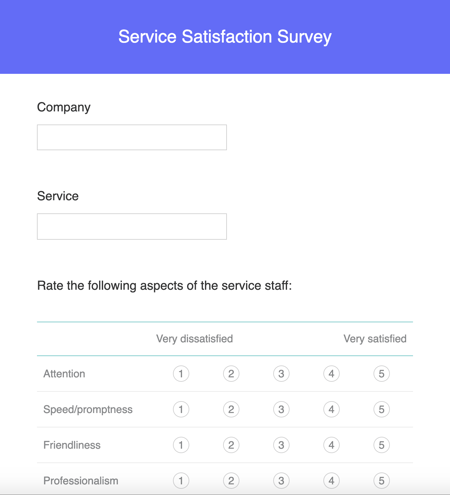 Zoho-Survey-Template