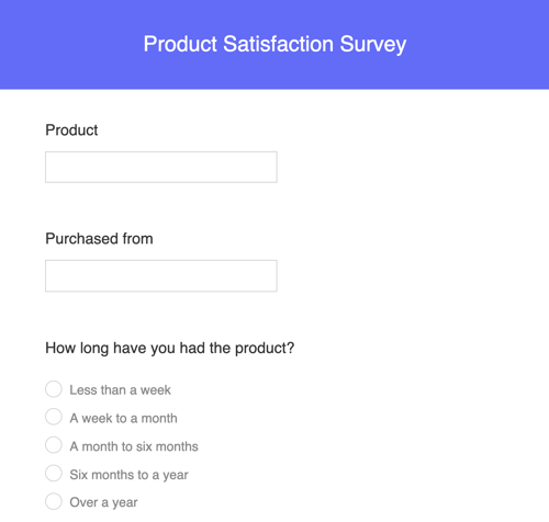 Zoho-survey-template