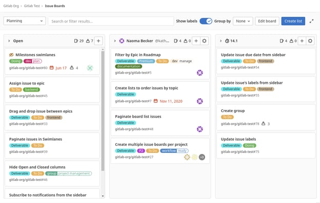 GitLab's issue tracker