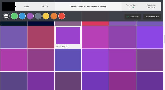 WordPress accessibility tool: Color Safe