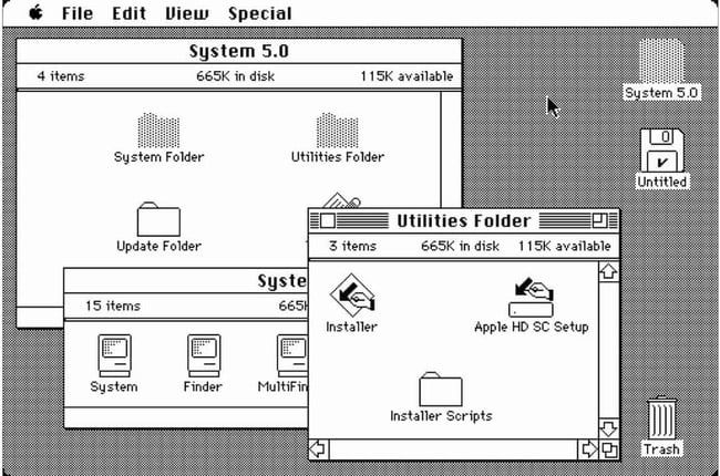 the original macintosh GUI