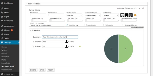 best wordpress poll plugins: wordpress survey & poll