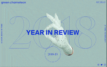 css animation are activated on scroll taking the viewer through a timeline of the brand’s accomplishments in 2018