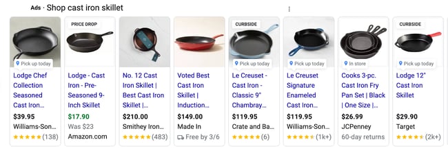 google ads, skillets