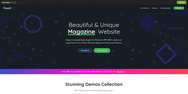 Newsletter WordPress themes, Pixwell is a WordPress theme with professional templates perfect for magazines and newsletters