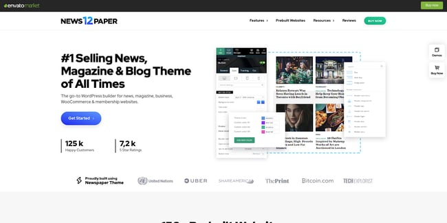 Newsletter WordPress themes, Build a magazine or newsletter website with the Newspaper WordPress theme